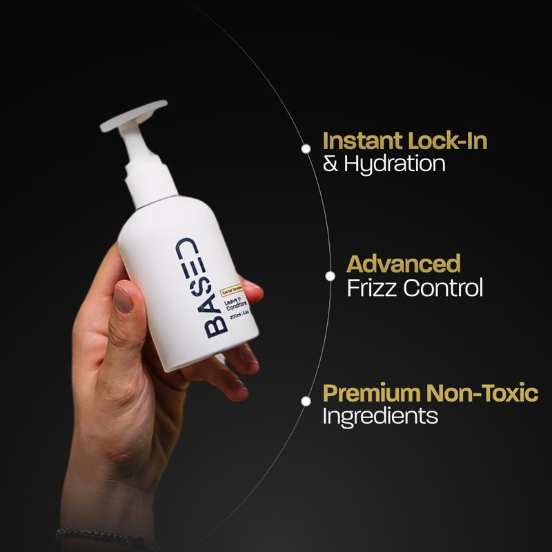 BASED Leave-In Conditioner | Instant Hydration & Anti-Frizz | Simple, Effective, BASED.